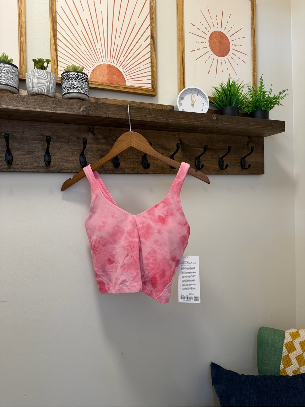 NWT lululemon Align Tank, Size 8, Color OTSM